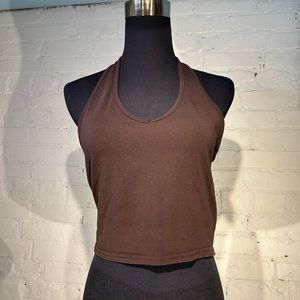 Brown Halter Top